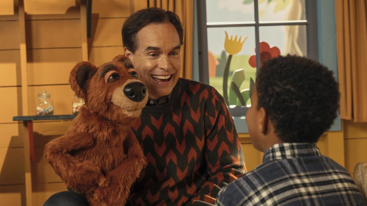Bartlett plays a children’s entertainer who gets cancelled following an on-air meltdown. Picture: Disney/Reiner Baji