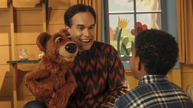 Bartlett plays a children’s entertainer who gets cancelled following an on-air meltdown. Picture: Disney/Reiner Baji