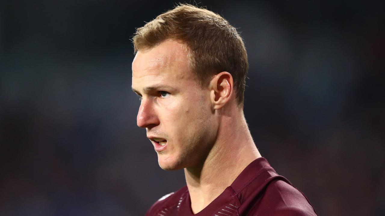 GOLD COAST, AUSTRALIA - JULY 14: Daly Cherry-Evans of the Maroons looks on during game three of the 2021 State of Origin Series between the New South Wales Blues and the Queensland Maroons at Cbus Super Stadium on July 14, 2021 in Gold Coast, Australia. (Photo by Chris Hyde/Getty Images)