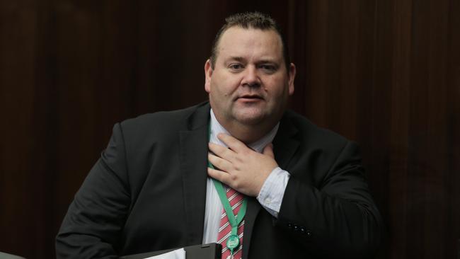 Liberal backbencher Adam Brooks says changes to his business arrangements are all above board. Picture: LUKE BOWDEN