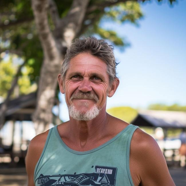 Palm Cove Man generated by AI