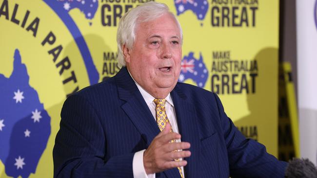 The mining magnate cancelled his previously scheduled speech at the Press Club at the last minute in February after contracting Covid-19. Picture: Liam Kidston