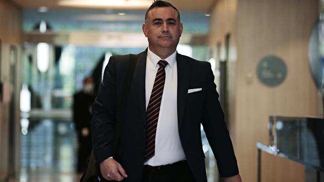 John Barilaro told the ICAC he and other ministerial colleagues would have done ‘everything differently’ had the relationship between Gladys Berejiklian and Daryl Maguire been openly declared. Picture: Adam Yip