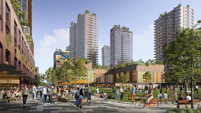 The latest artist's impressions for the Moore Point development, which includes more than 11,000 homes. Picture: Supplied