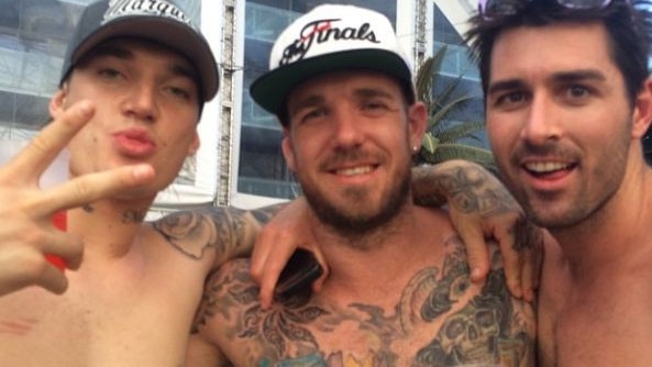 Dustin Martin and Dane Swan on a previous trip to Las Vegas. Picture: Instagram