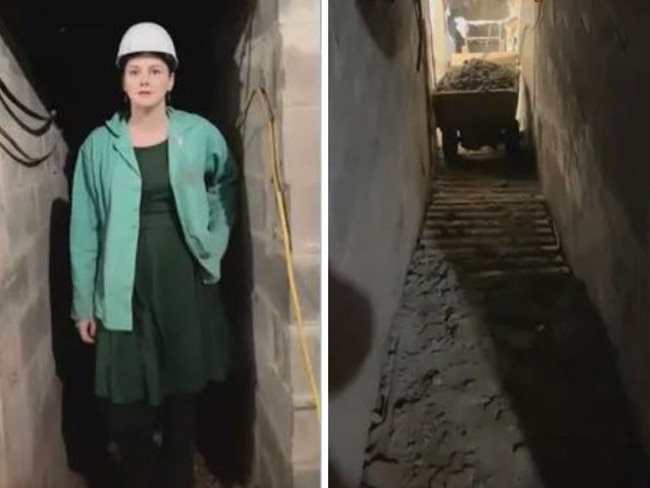 A Virginia woman, "Kala," has gone viral on TikTok for documenting the one-year construction process of building an underground tunnel beneath her home. (Courtesy: engineer.everything/ Tiktok)