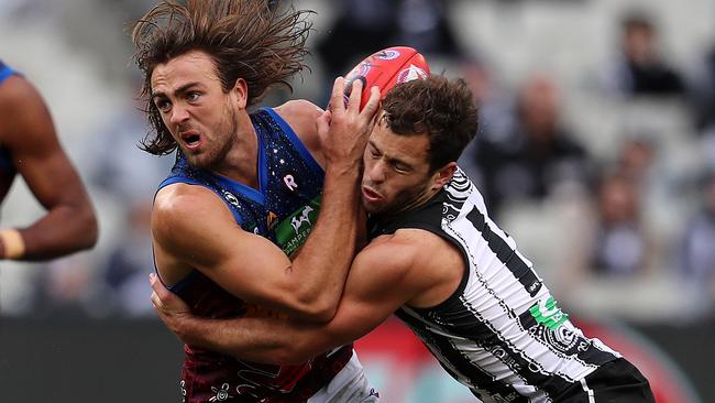 Rhys Mathieson will add a hard edge to the Brisbane midfield. Picture: Michael Klein
