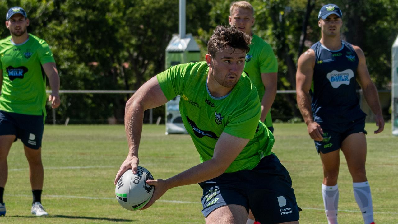 Clay Webb is the only member of Canberra’s squad without NRL experience. Picture: Raiders Media