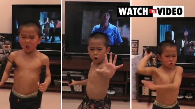 Japanese youngster perfectly imitates Bruce Lee