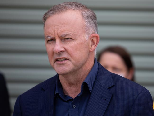 Labor Leader Anthony Albanese has a four point rise in approval. Picture: Nathan Schmidt