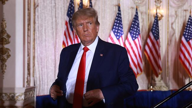 Donald Trump at his Mar-a-Lago home in Palm Beach, Florida. Picture: AFP