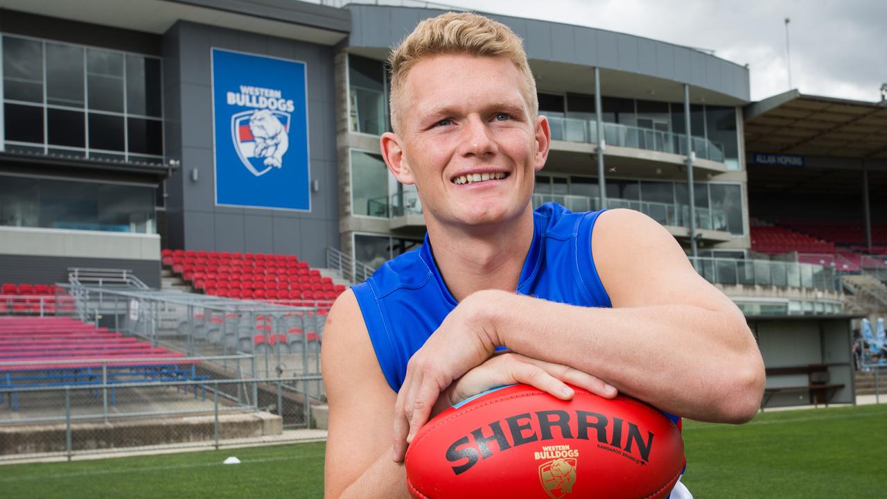 Western Bulldogs and Collingwood are yet to agree on the terms of Adam Treloar’s salary. Picture: NCA NewsWire