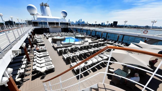 Cruise companies are offering huge discounts even though no approval to run has yet been given. Picture: Jay Town