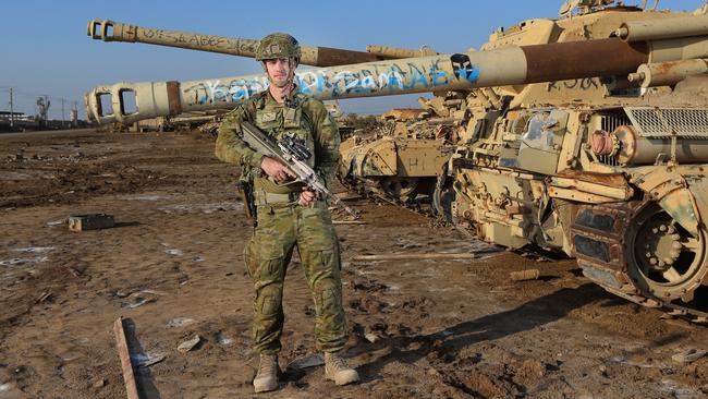 Aussie Digger Lance Corporal Dylan Tanner says Anzac Day is about mateship. Picture: Gary Ramage