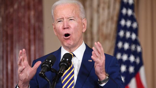 US President Joe Biden will make major changes to the US economy. Picture: AFP