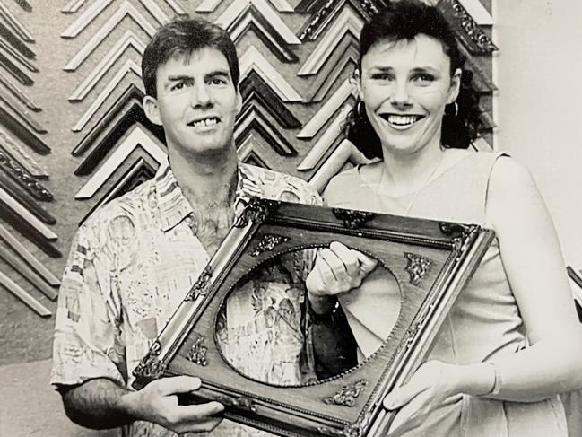 Terese and James Marrs started TJ Framing in North Mackay over 35 years ago. Photo: Contributed