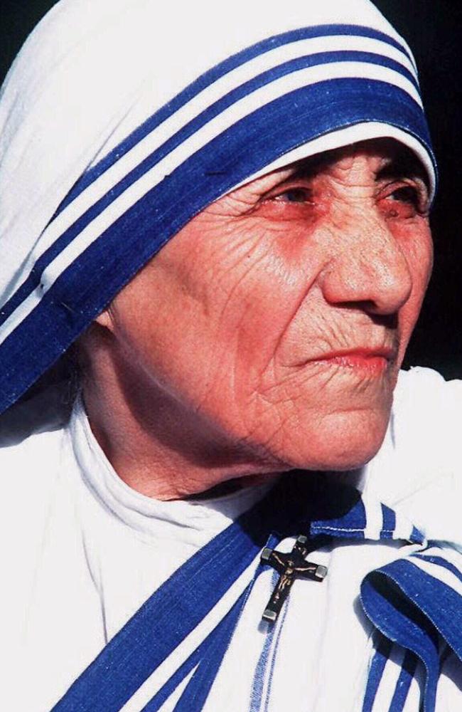 Trump evoked Mother Teresa.