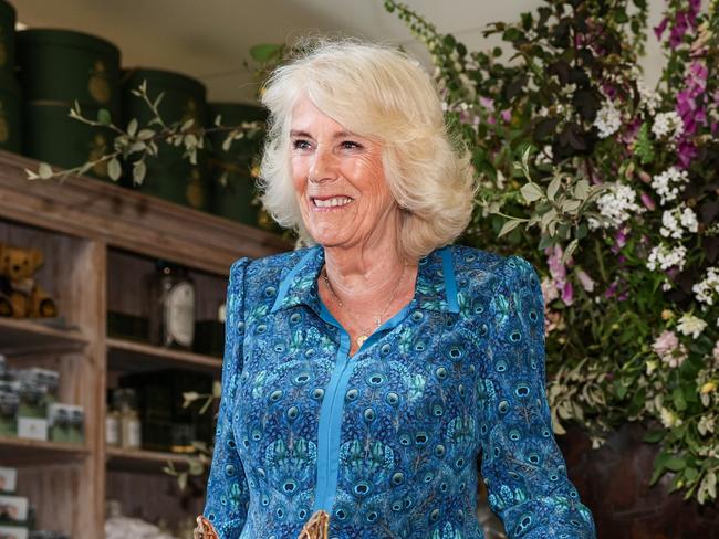 Queen Camilla poses at the Chelsea Flower Show earlier this week. Picture: Adrian Dennis - WPA Pool/Getty Images