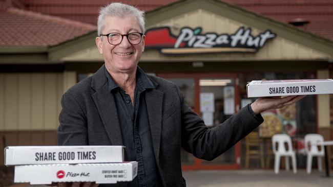 Owner of the Marion franchise Bill Lianos at the iconic pizza shop. Picture: Naomi Jellicoe