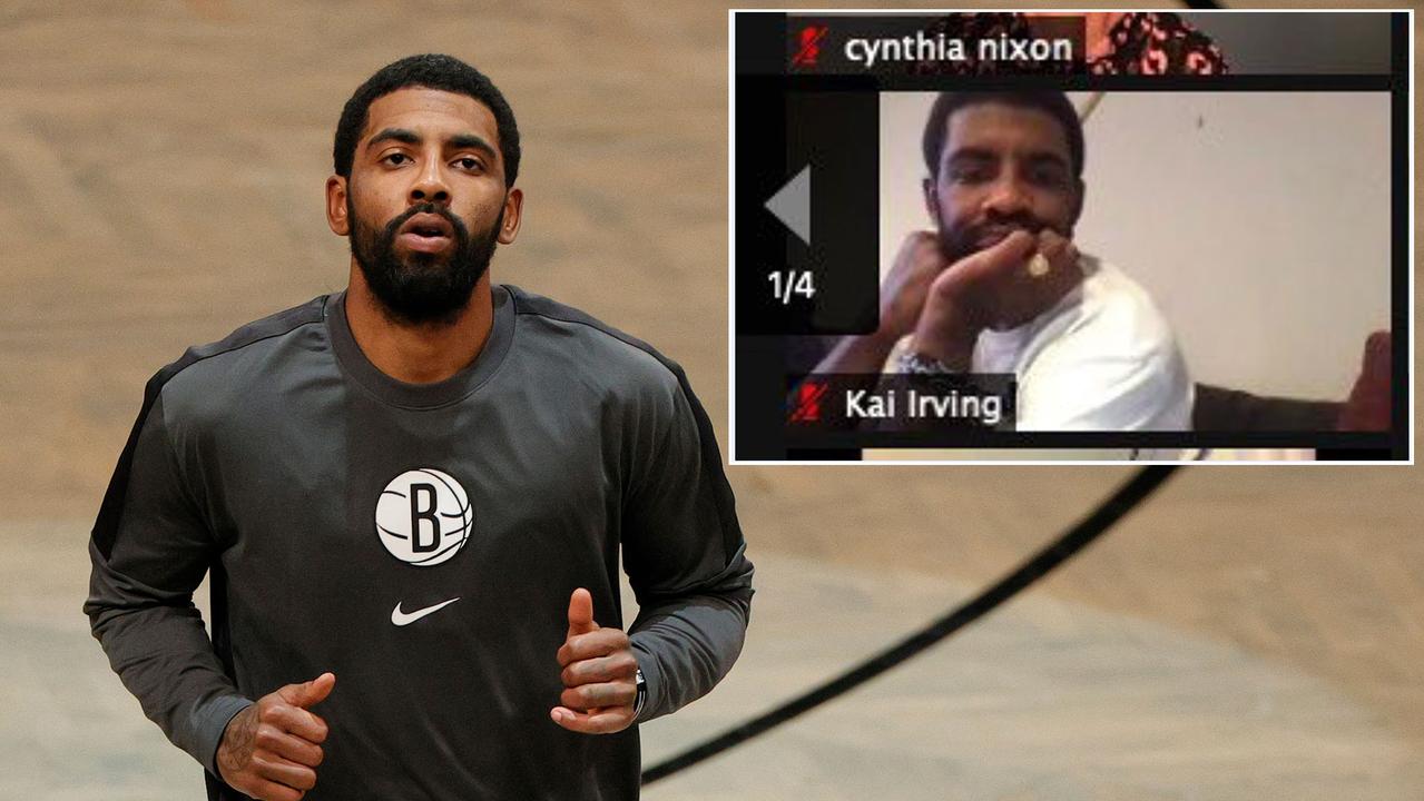 Kyrie Irving, who missed his fourth straight game, was spotted on a Zoom call with Sex and the City star Cynthia Nixon.