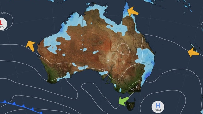 Severe thunderstorms have been issued for parts of Queensland and NSW. Picture: WeatherZone