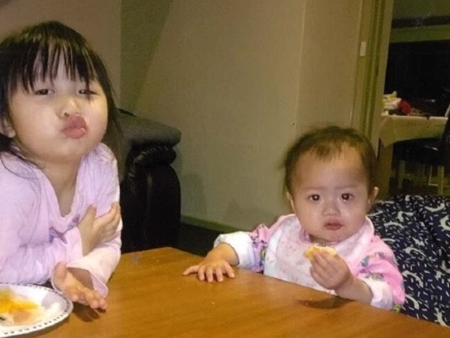 Caysy Nguyen, 4, and Emily Nguyen, 2, were last seen in St Albans, Melbourne on February 14.