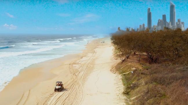 The Gold Coast provides a top backdrop for the Ultra Tune ad. Picture: Supplied