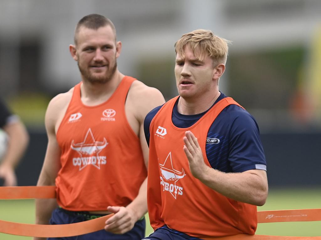 Tom Dearden has been installed as a new co-captain, replacing Jason Taumalolo and Chad Townsend. Picture: Getty Images