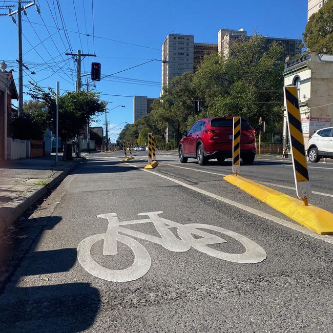 Bicycle lanes on Elizabeth St, North Richmond, are set to be overhauled.