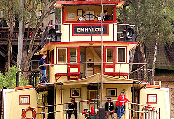 Icon ... the true star attraction of Echuca is The Pevensey - better known as The Philadelphia from All the Rivers Run. Picture: Norm Oorloff