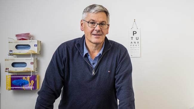 RACGP Tasmania chair Tim Jackson says busy GPs have not been able to prioritise VAD training and extra funding may be needed to ensure long-term sustainability of Tasmania’s scheme. Picture: Richard Jupe