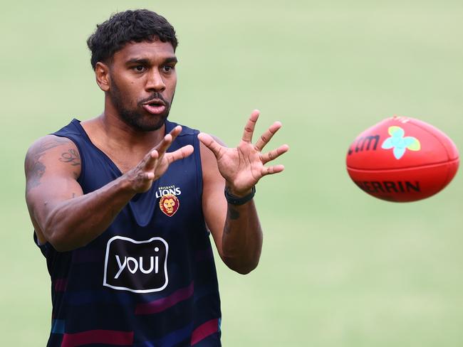 Keidean Coleman will make his first AFL appearance in 14 months on Sunday. Picture: Chris Hyde/Getty Images