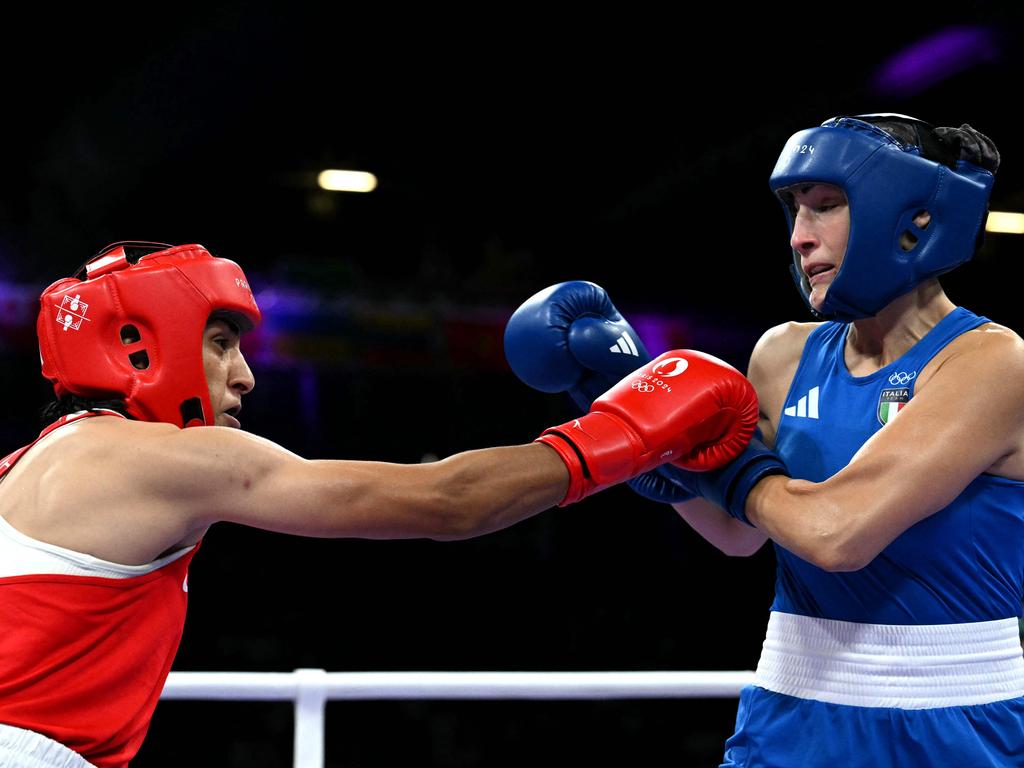 The fight only lasted 46 seconds. Picture: AFP