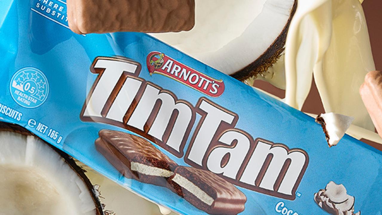 Tim Tam has a new coconut flavour and it's serving tropical vibes
