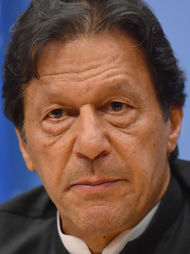 Pakistani Prime Minister Imran Khan. Picture: AFP