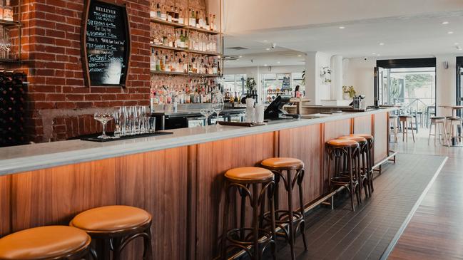 The bar area at the McLaren Vale Hotel.