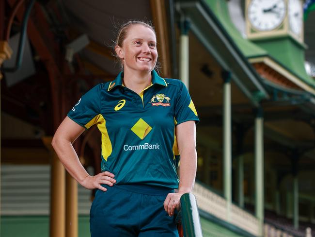 Daily Telegraph. 13, June, 2024.Australian womenÃs cricket captain Alyssa Healy, at the SCG, Moore Park, today. (In conjunction with the first womenÃs international at the SCG since the T20 World Cup).Picture: Justin Lloyd.