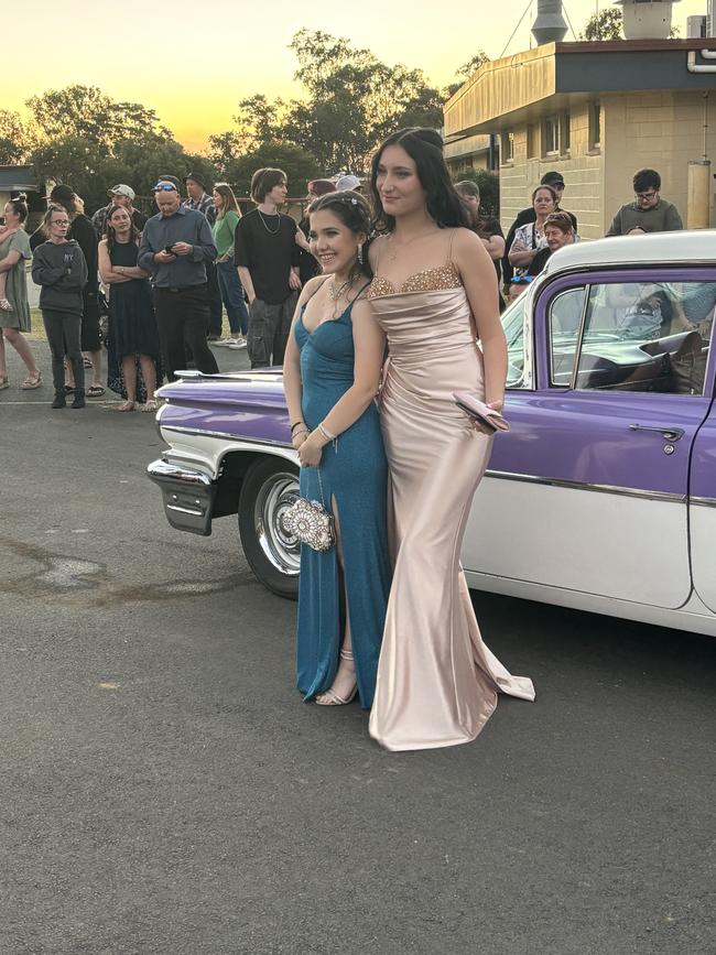 The students of Nanango State High School celebrating their formal.