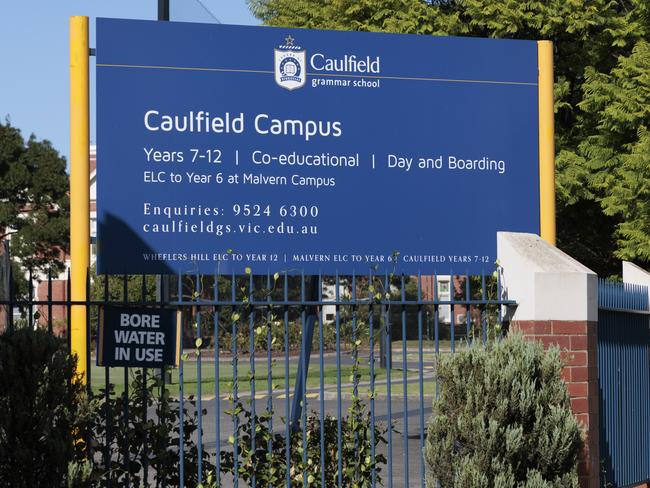 MELBOURNE, AUSTRALIA - NewsWire Photos FEBRUARY 28, 2022: Stock images . Generic. Caulfield Grammar, Glen Eira Road, St Kilda East,Picture: NCA NewsWire / David Geraghty