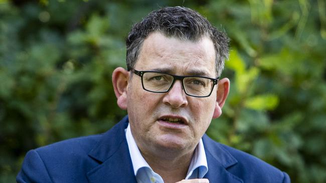 Victorian Premier Daniel Andrews said the decision was made in light of falling hospitalisations and infections. Picture: NCA NewsWire / Aaron Francis