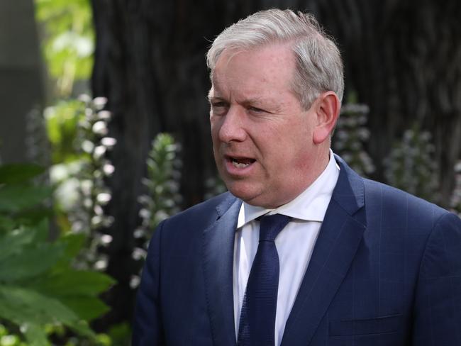 MELBOURNE, AUSTRALIA - NewsWire Photos, DECEMBER 1, 2021. MP David Davis  leaves parliament after the Victorian Parliament had a sitting with a marathon debate going overnight on the Pandemic Bill in the Legislative Council. Picture: NCA NewsWire / David Crosling