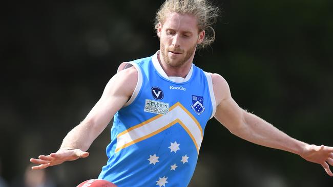 Monash Blues claimed a crucial win in the VAFA Premier B relegation race.