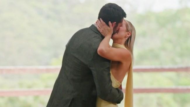 It all started so well, but does it last between Sarah and Farmer Joe? Photo: Seven