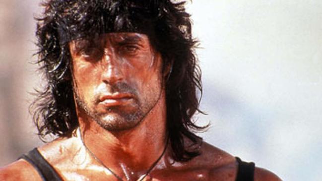 Sylvester Stallone in Rambo: First Blood.