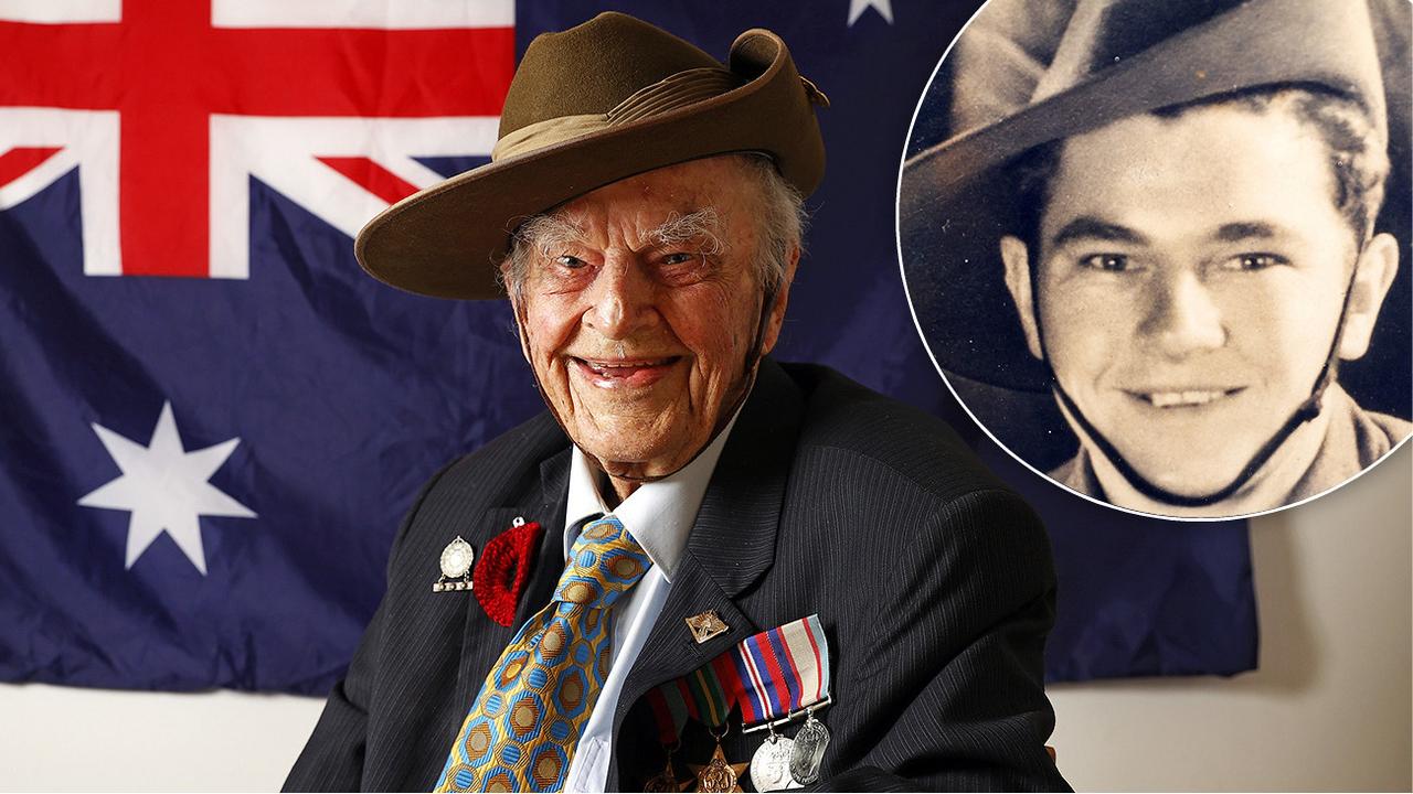 Anzac Day 2022 101yearold World War II veteran Les Blackley will