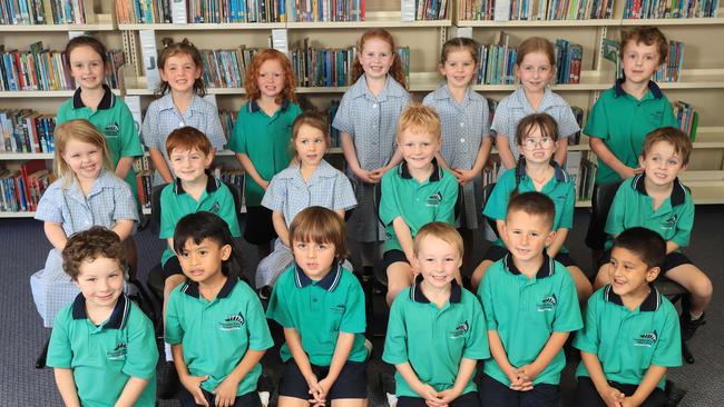 Grovedale West Primary Prep B Back Row From Left: Ava Cole, Wilma Hassett, Orly Cleine, Patience Baker, Maddison Kilsby, Maeve Danagher, Kayden Leggatt Middle Row From Left : Lilly Luke-Allen, Ezra Brown, Freya Dunn, Archie Scullie, Riley Given, Gil Washington Front Row From Left: Donovan Klendo, Putu Troy Premaswara, Jackson Bennett, Logan Johns, Harry Laxon, Aaditya Baral Picture: Mark Wilson