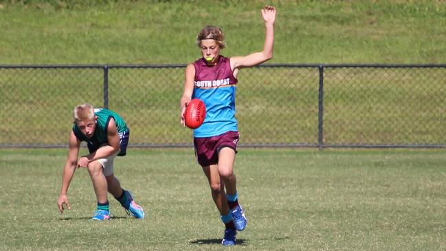 Jai Murray in action for south coast as a junior.