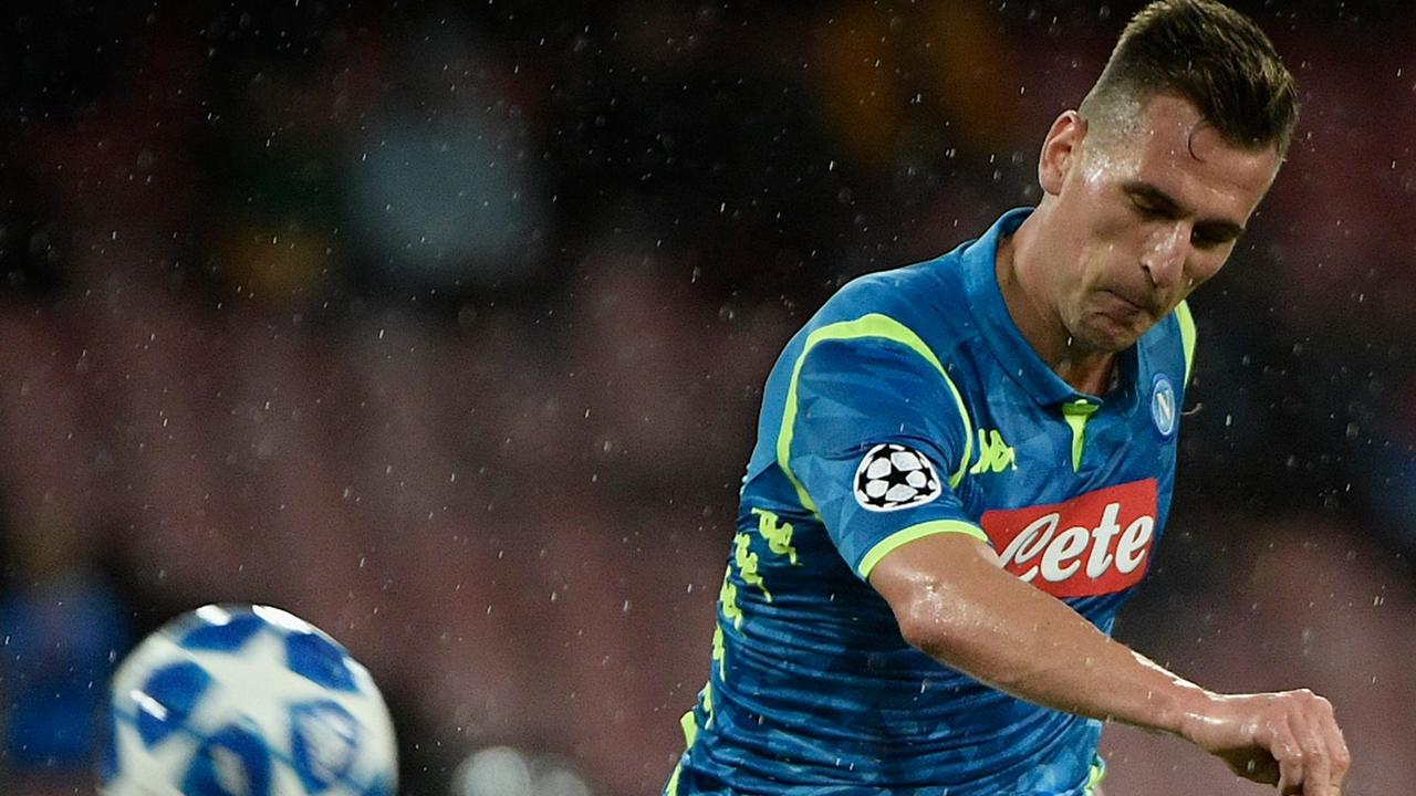 Napoli's Polish forward Arkadiusz Milik... could he be headed to Old Trafford?