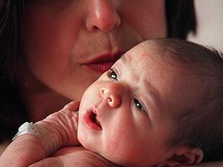 Feb 17 1999 : Mother & her child. PicDavid/Caird. / Situation / Baby With Parent generic babies headshot