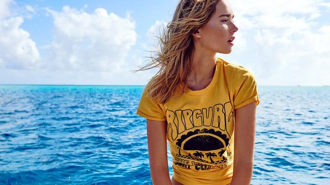 A retro-styled Rip Curl T-shirt.